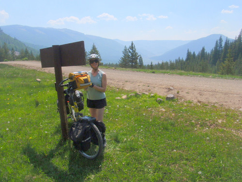 The other view from the Stunner Pass sign.